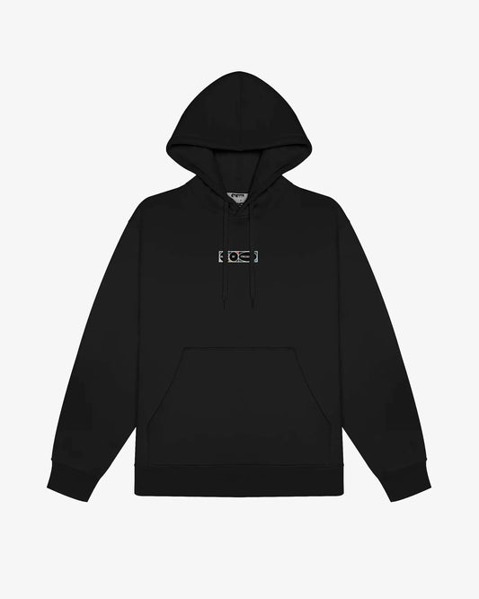 Ementa MBF Hoodie Black ricamo Moved By Friendship - Raf Sneakers Trieste
