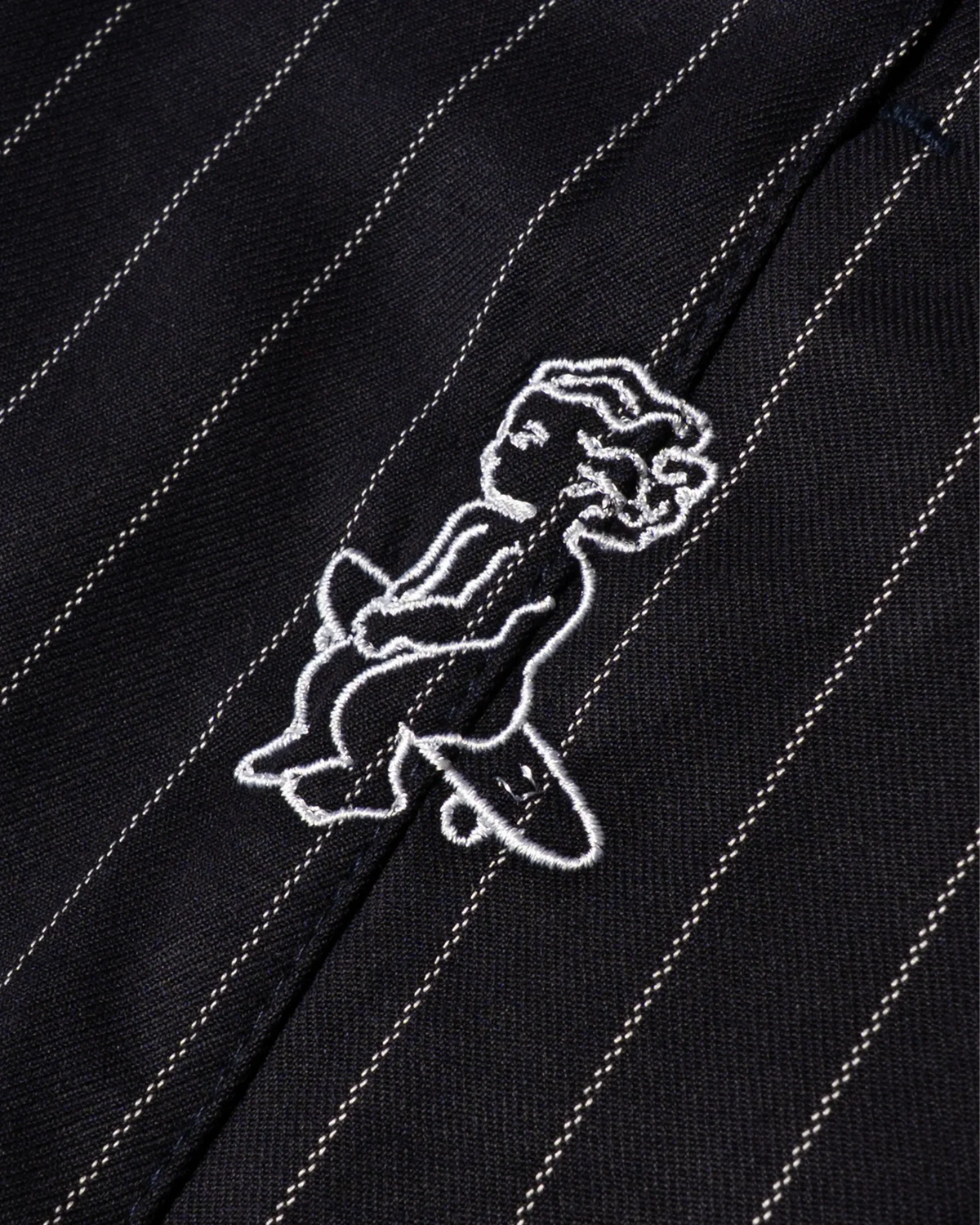 Ementa Papoite Suit Pants Navy Stripe