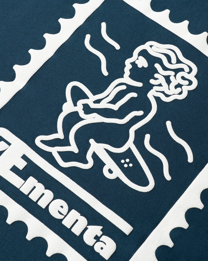 Ementa Ikon Stamp Embossed Hoodie Off White vista retro - Raf Sneakers Trieste