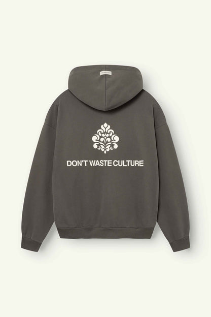Don't Waste Culture Puro Grey Hoodie - Raf Sneakers Trieste