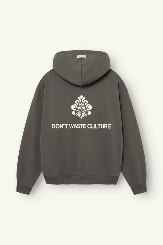 Don't Waste Culture Puro Grey Hoodie - Raf Sneakers Trieste
