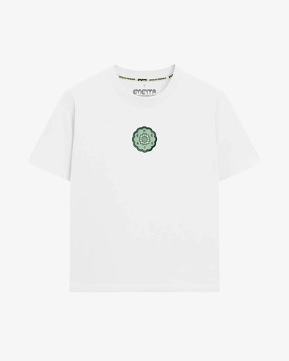 Garden Flower T-Shirt White Vista Frontale - Raf Sneakers Trieste