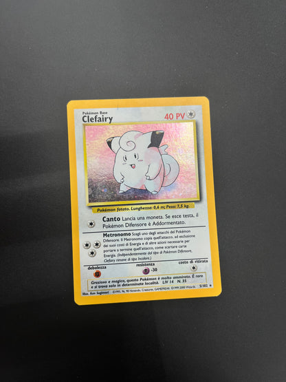 Pokemon Clefairy BS 5 IT - Carta Vintage Base Set | Raf Sneakers Trieste