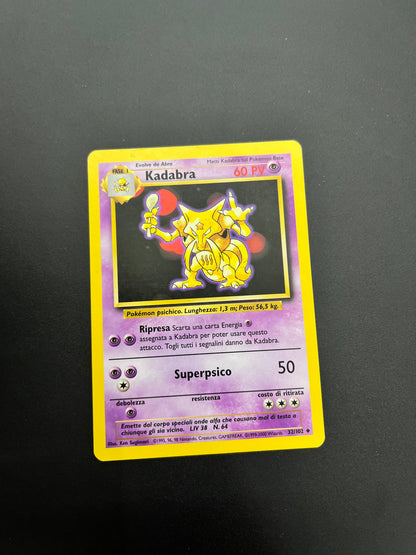 Pokemon Kadabra BS 32 - Carta Vintage Base Set | Raf Sneakers Trieste
