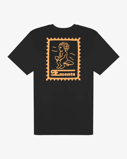 IKON Stamp T-Shirt Black Gold - Abbigliamento Streetwear | Raf Sneakers Trieste