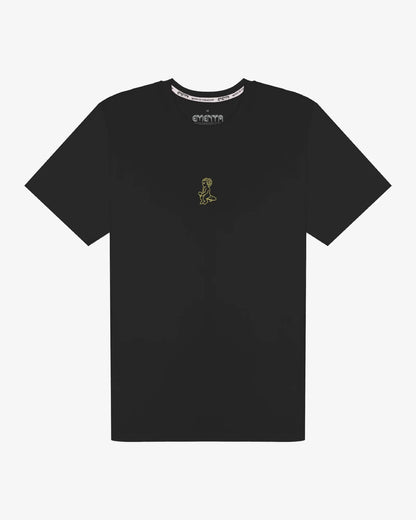 IKON Stamp T-Shirt Black Gold Vista Retro - Raf Sneakers Trieste