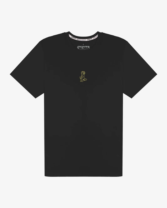 Ikon Stamp T-Shirt Black Gold