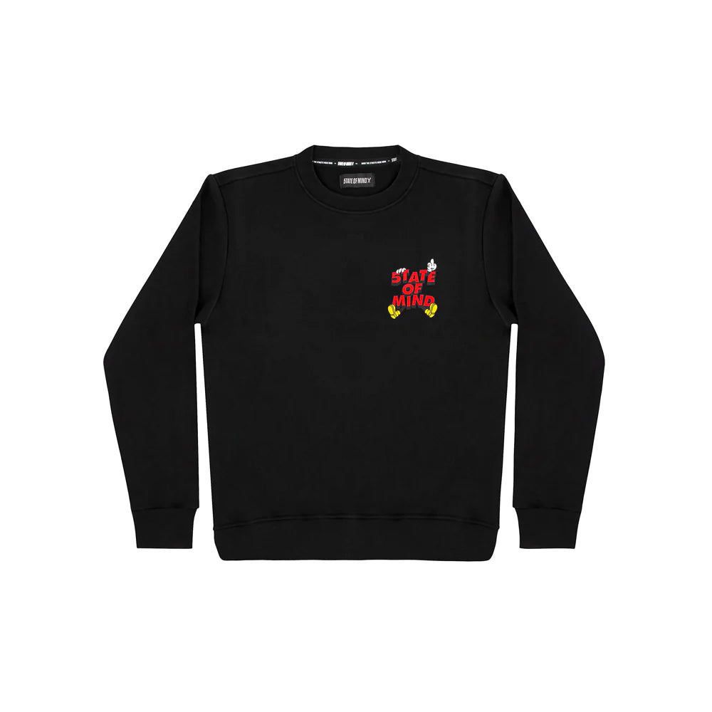 " MICKEY " Sweatshirt Black