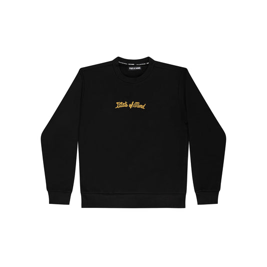 "5OM GRFX" Gang Signs Crewneck Black