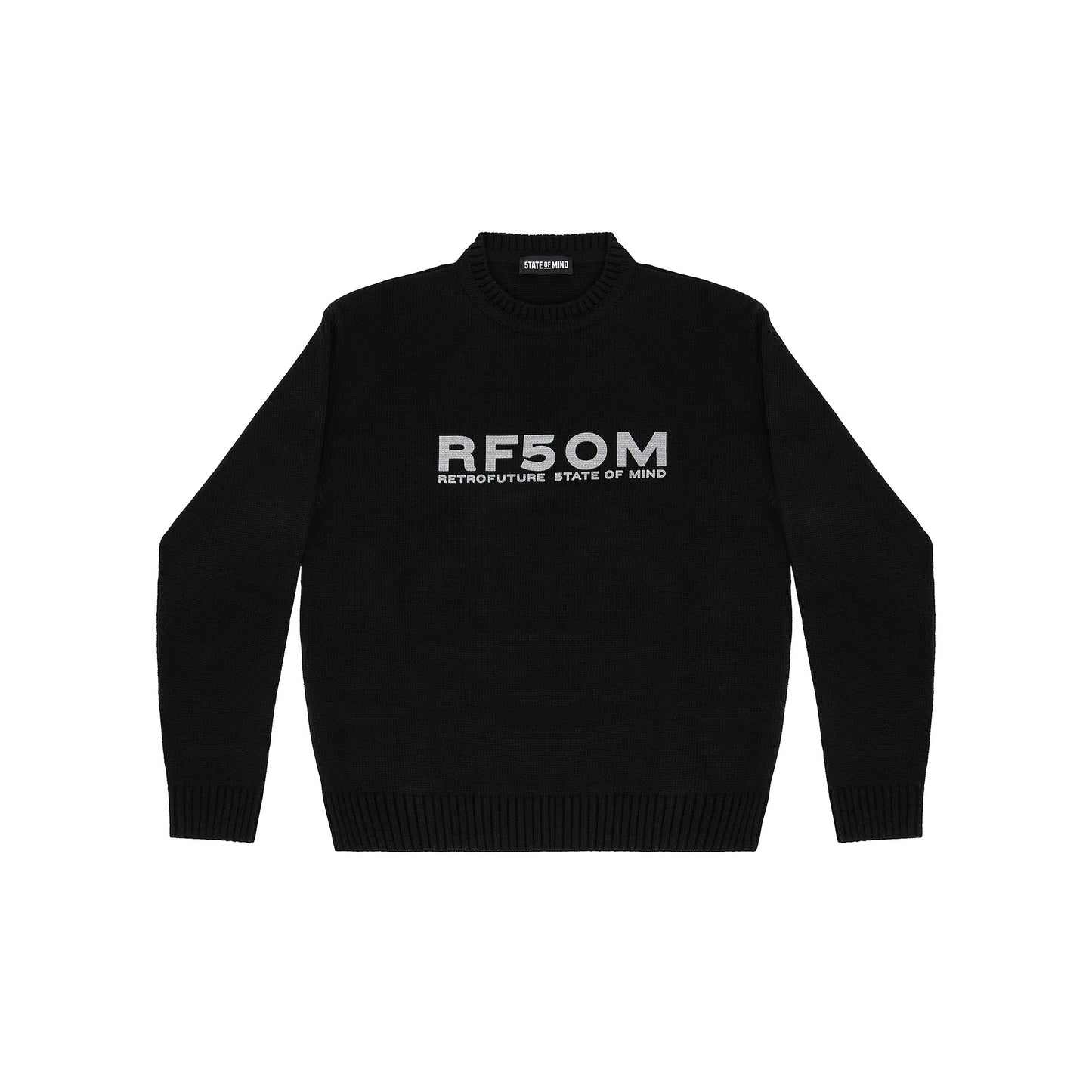 "RETROFUTURE BASIC" RF Wool Sweater Black