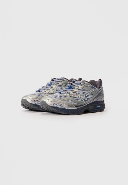 Mizuno MXR Sport Silver Nimbus Cloud Vista Laterale - Raf Sneakers Trieste
