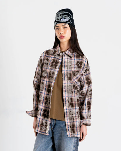 WoodBird WBZimo Check Shirt Vista Frontale - Raf Sneakers Trieste