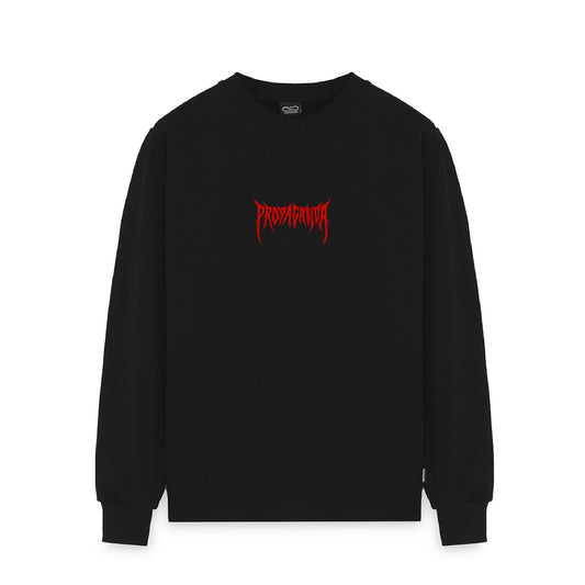 Ribs Spider Crewneck Black