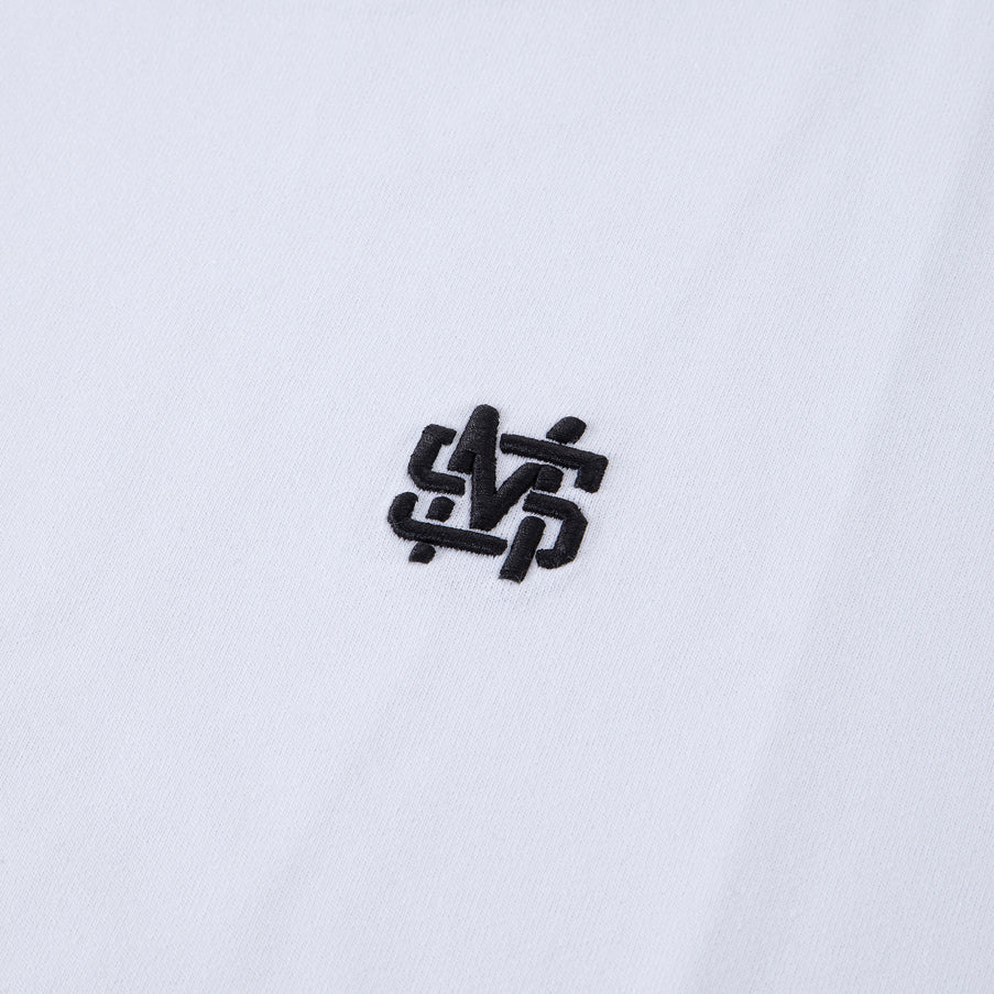 "5OM MONOGRAM" Monogram T-Shirt White