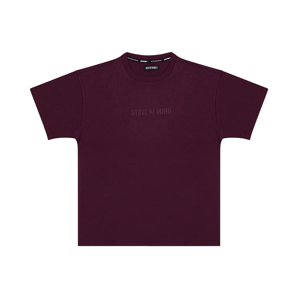 " BOX LOGO " T Shirt Plum