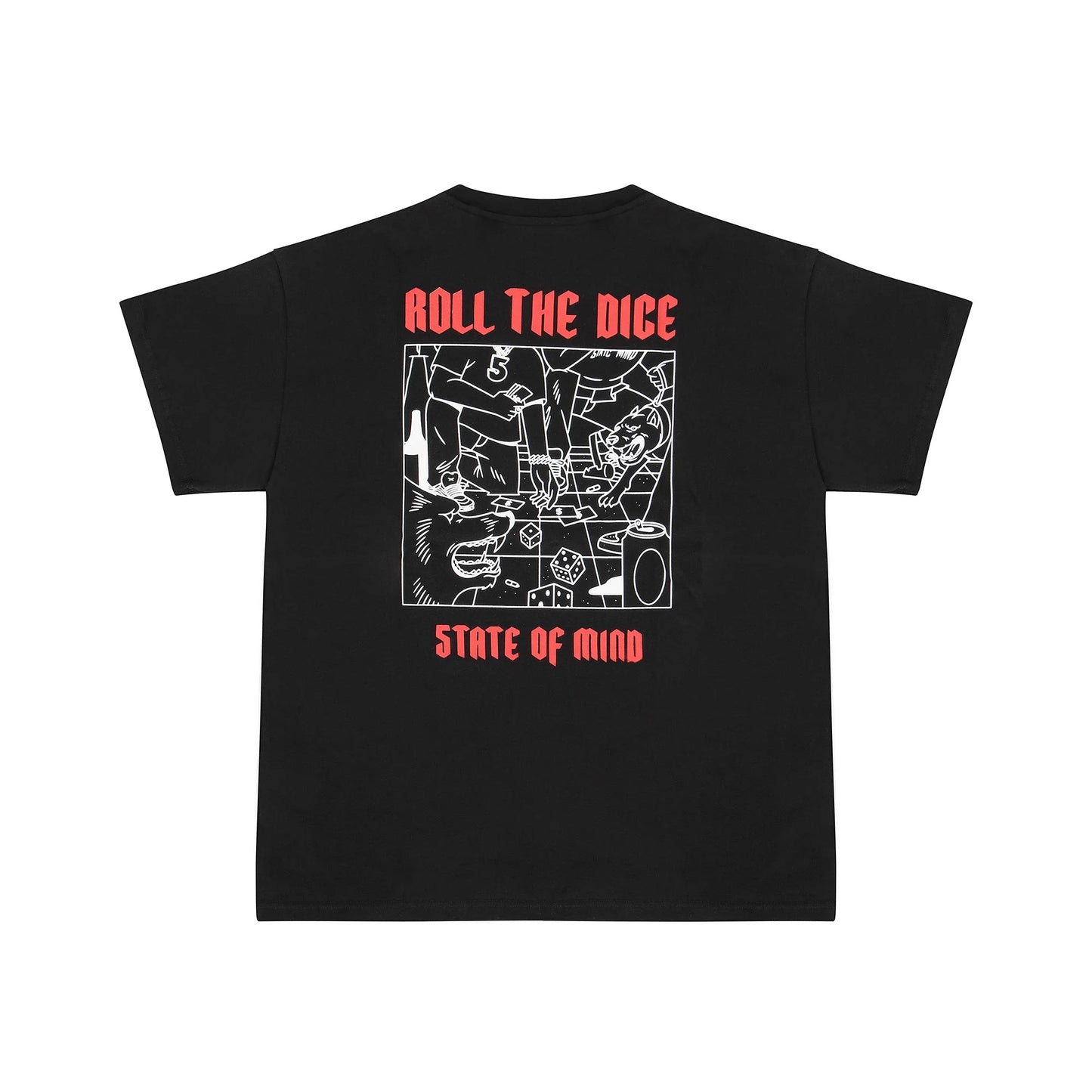 "5OM GRFX" Roll The Dice Tee Black