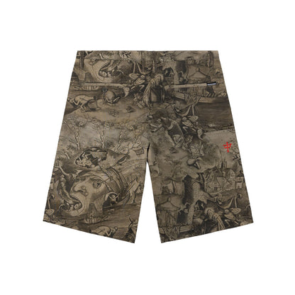 Temptation Chino Short Brown - Shorts Streetwear | Raf Sneakers Trieste