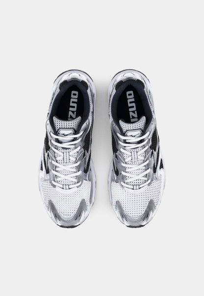 Mizuno Wave Rider 10 White Silver Dettaglio Tacco - Raf Sneakers Trieste