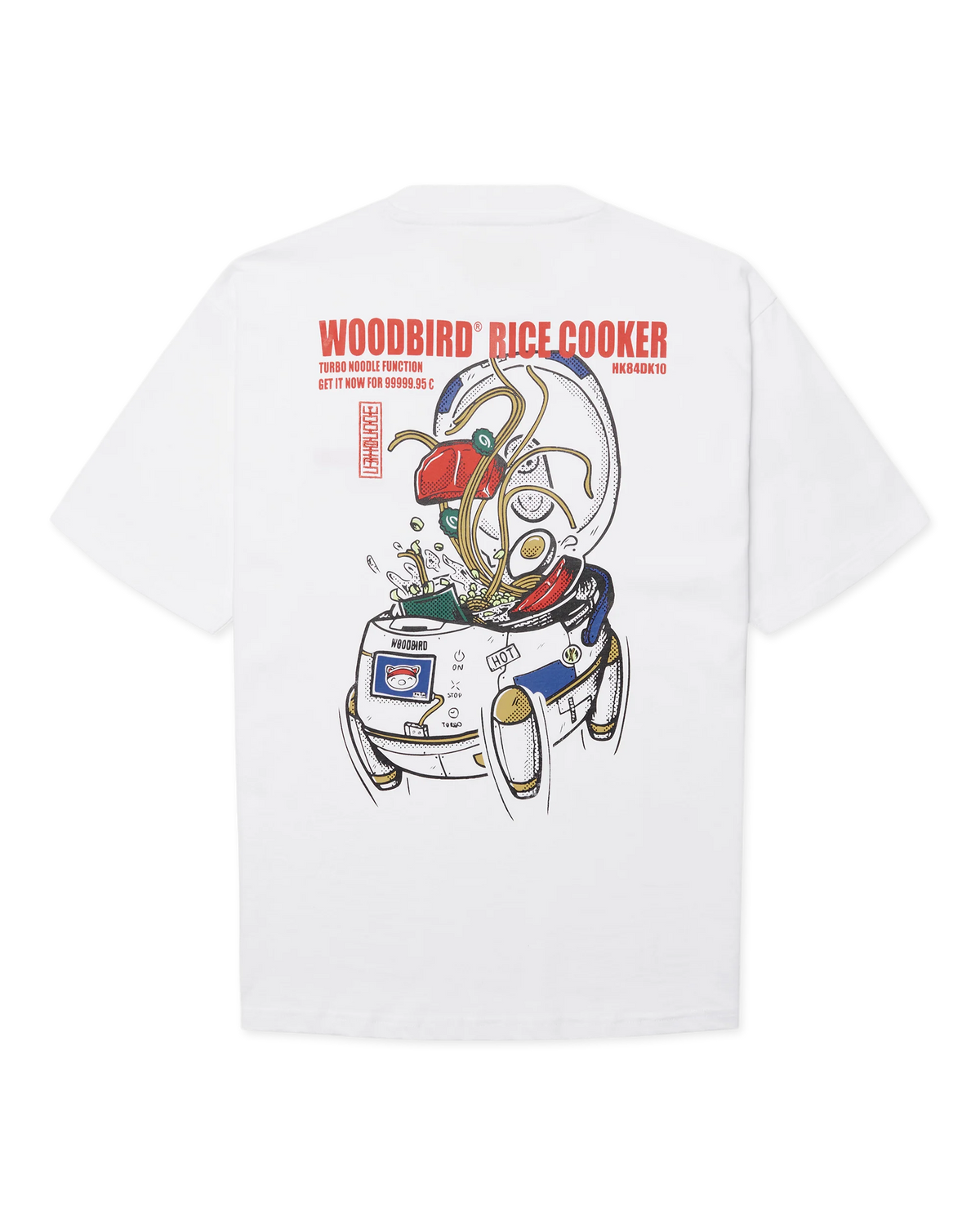 WBBaine Cook Tee White WoodBird - Raf Sneakers Trieste