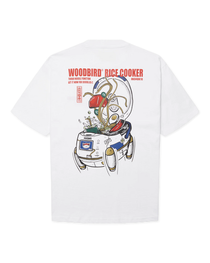 WBBaine Cook Tee White WoodBird - Raf Sneakers Trieste