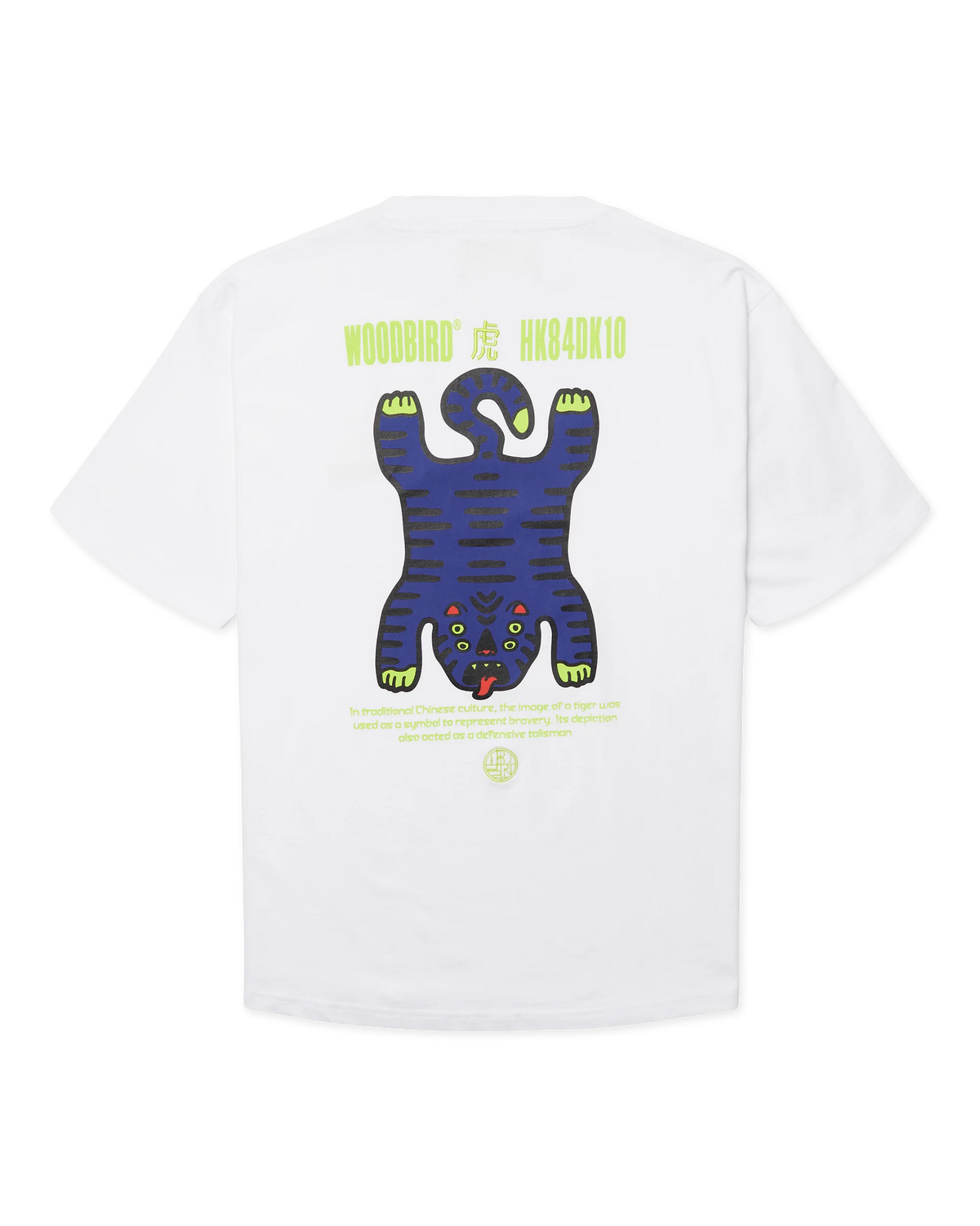 WBBaine Tiger Tee White WoodBird - Raf Sneakers Trieste