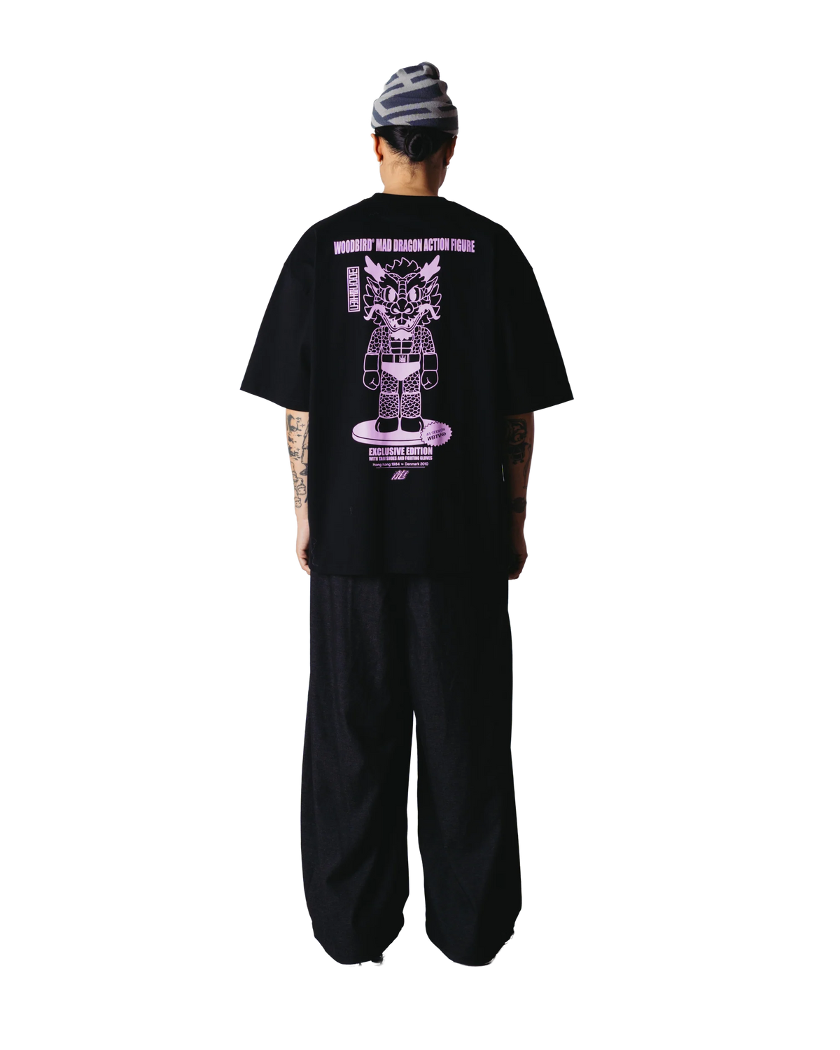 WBBeam Action Tee Black vista retro - Raf Sneakers Trieste