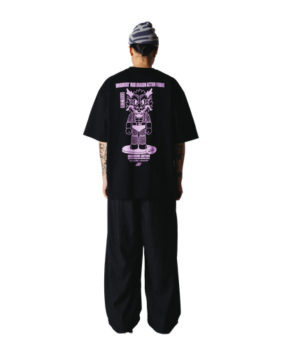 WBBeam Action Tee Black vista retro - Raf Sneakers Trieste