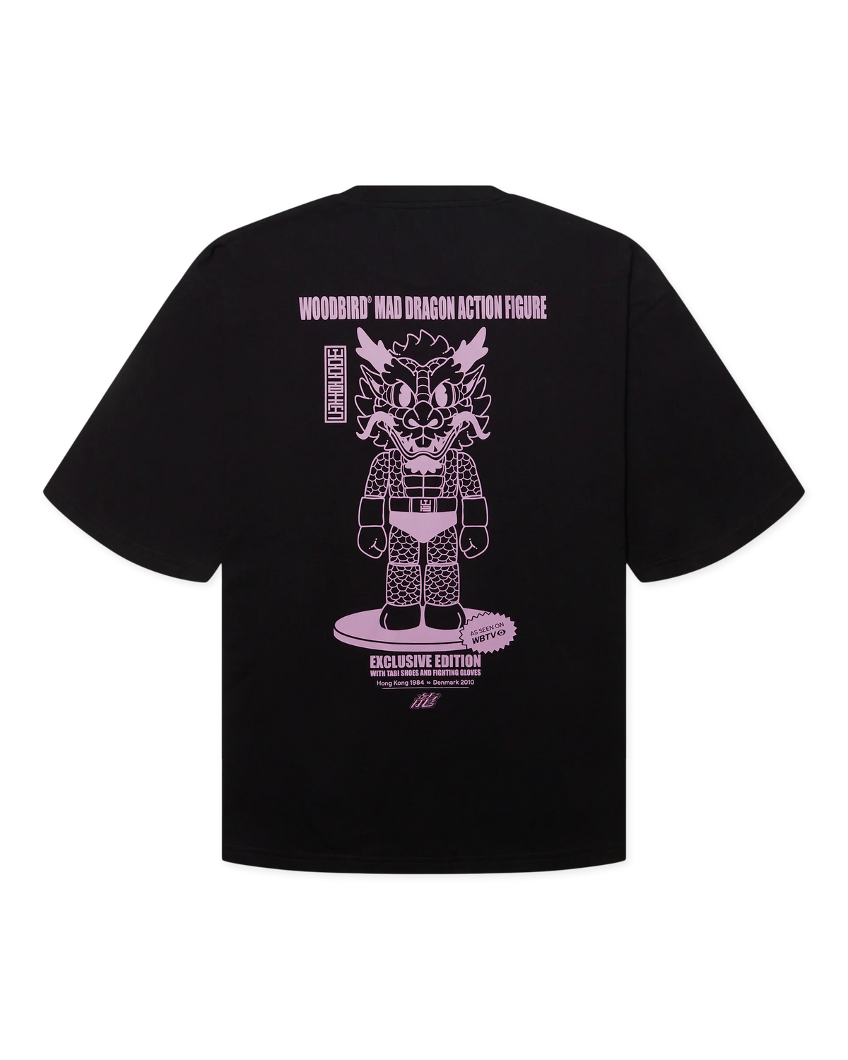 WBBeam Action Tee Black WoodBird - Raf Sneakers Trieste