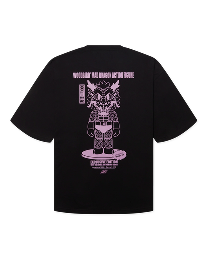 WBBeam Action Tee Black WoodBird - Raf Sneakers Trieste
