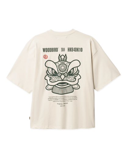 WoodBird WBBeam Lion Tee Off White - T-Shirt Streetwear | Raf Sneakers Trieste