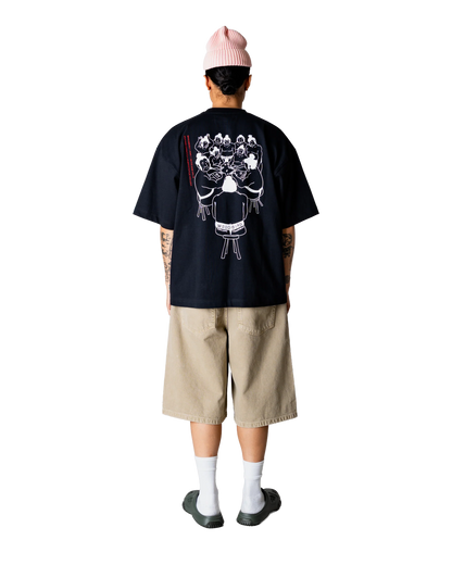 WoodBird WBBeam Suma Tee Black Dettaglio - Raf Sneakers Trieste