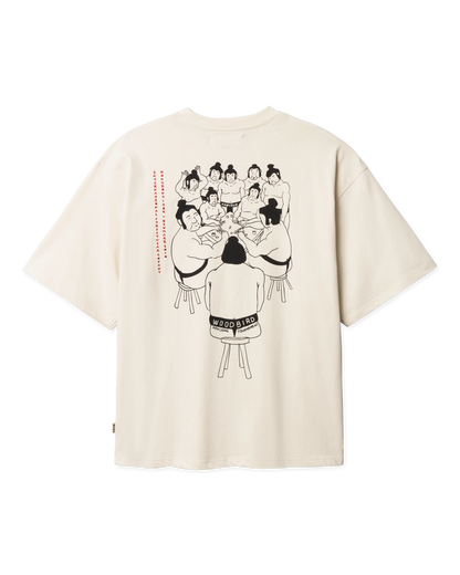 WoodBird WBBeam Suma Tee Off White - T-Shirt Streetwear | Raf Sneakers Trieste