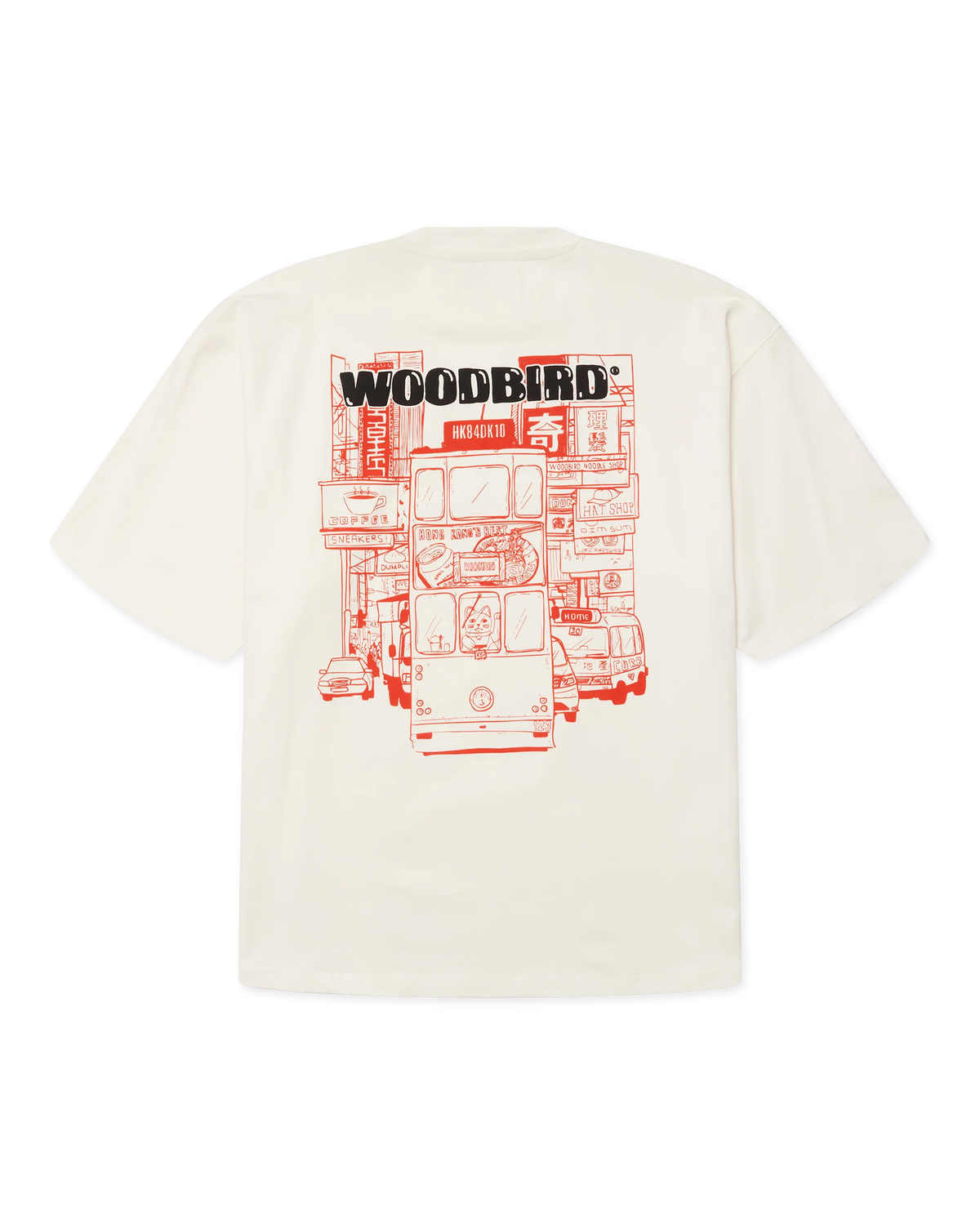 WBBeam Tram Tee Offwhite WoodBird - Raf Sneakers Trieste