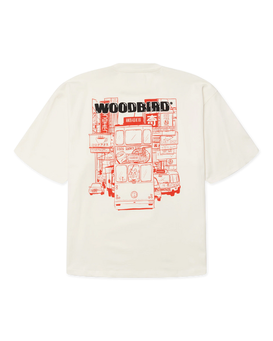 WBBeam Tram Tee Offwhite WoodBird - Raf Sneakers Trieste