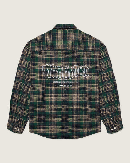WoodBird WBJong Em Check Shirt Green Check - Camicia Streetwear | Raf Sneakers Trieste