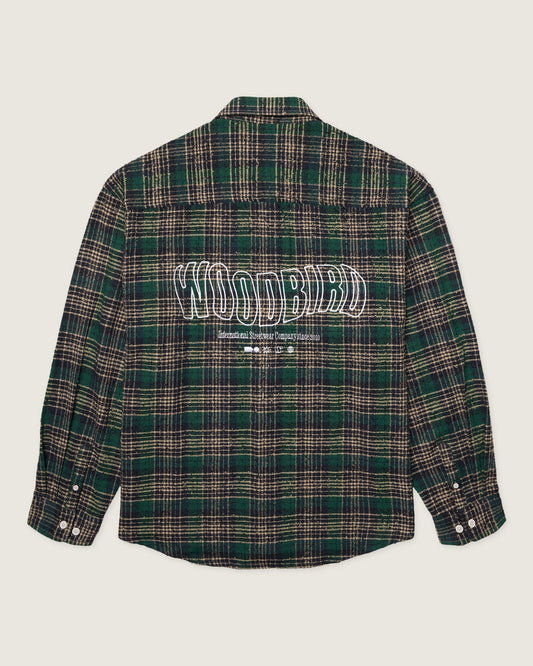 WBJong Em Check Shirt Green Check