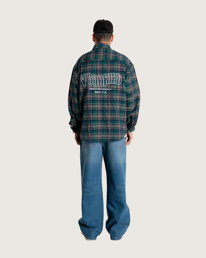 WoodBird WBJong Em Check Shirt Green Dettaglio 1 - Raf Sneakers Trieste