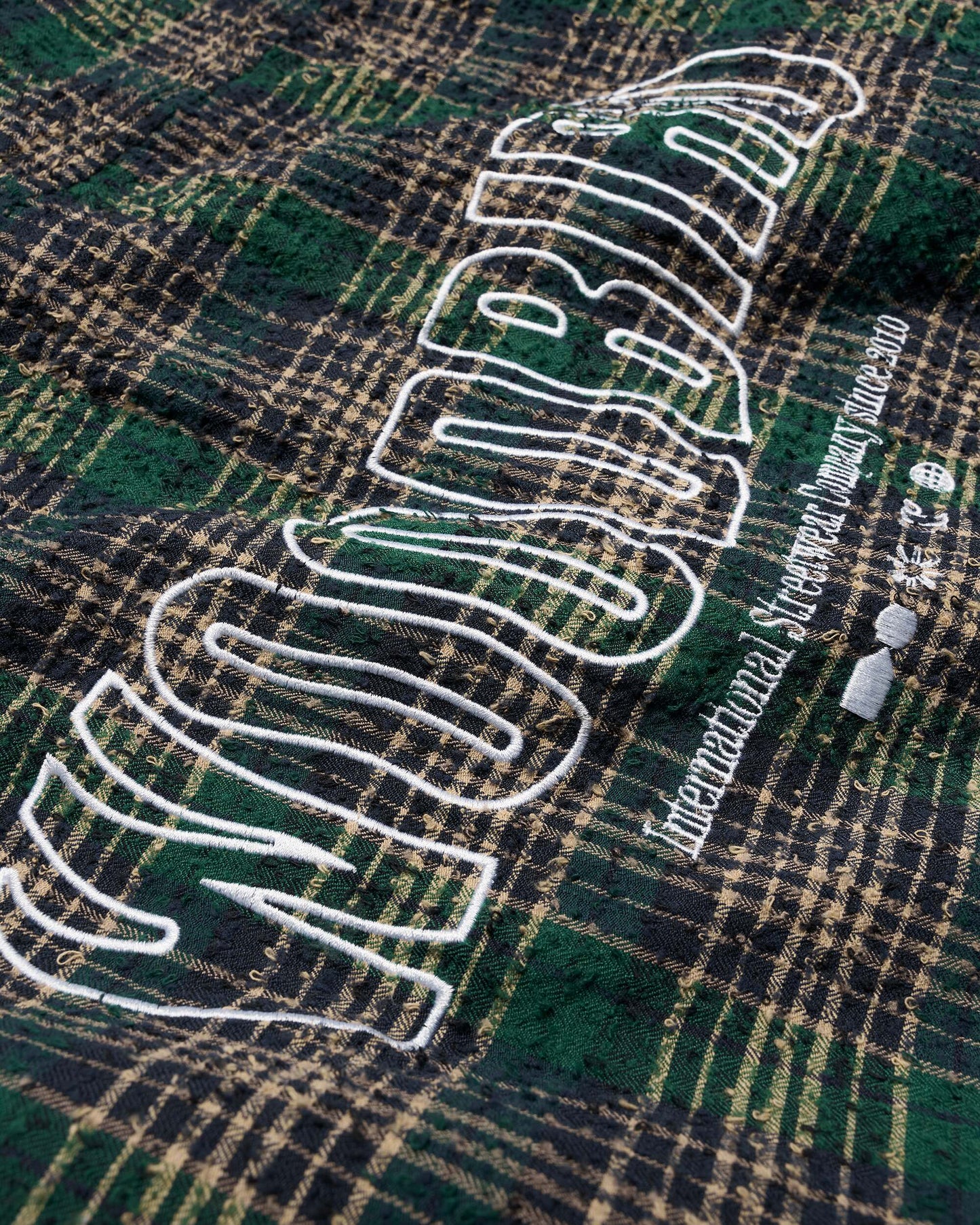 WBJong Em Check Shirt Green Check