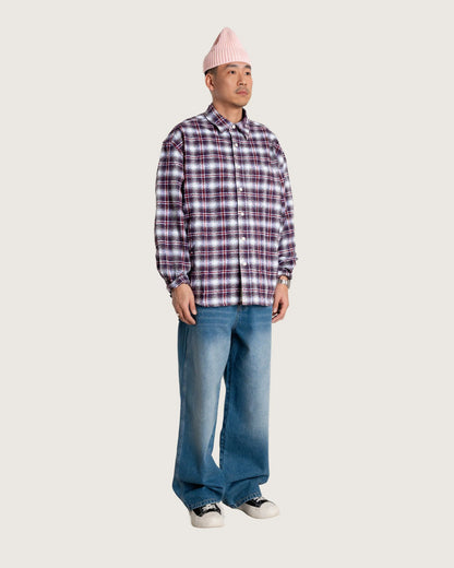 WoodBird WBJong Em Check Shirt Red Dettaglio 1 - Raf Sneakers Trieste