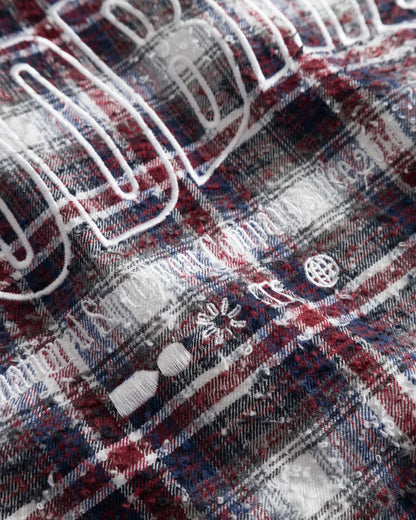 WBJong Em Check Shirt Red Check