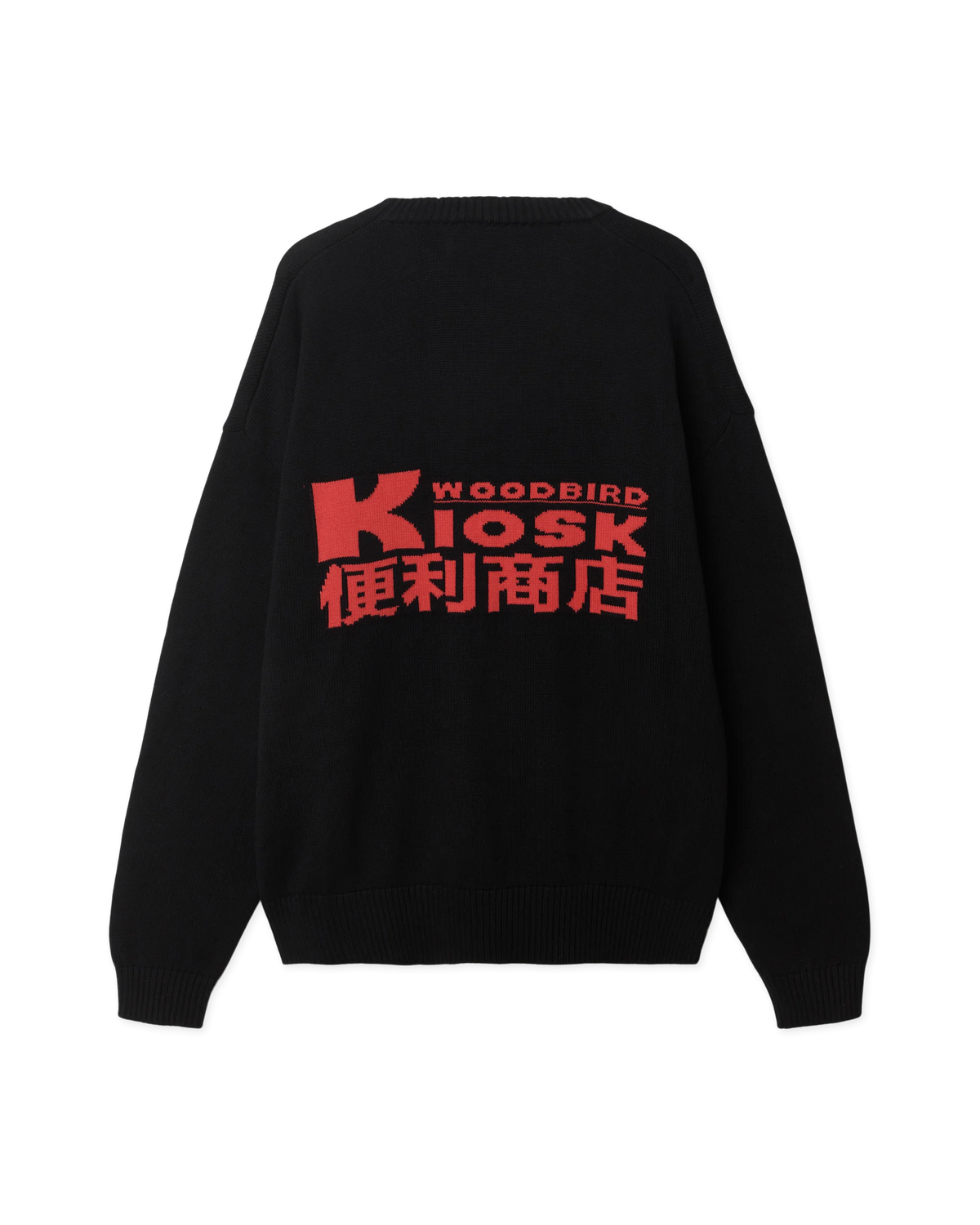 WBKurt Kiosk Crew Black WoodBird FW26 - Raf Sneakers Trieste