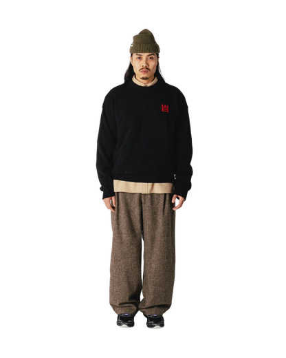 WBKurt Kiosk Crew Black dettaglio logo sul petto - Raf Sneakers Trieste