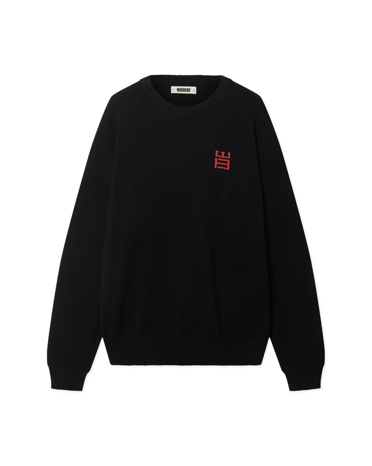WBKurt Kiosk Crew Black grafica a maglia sul retro - Raf Sneakers Trieste