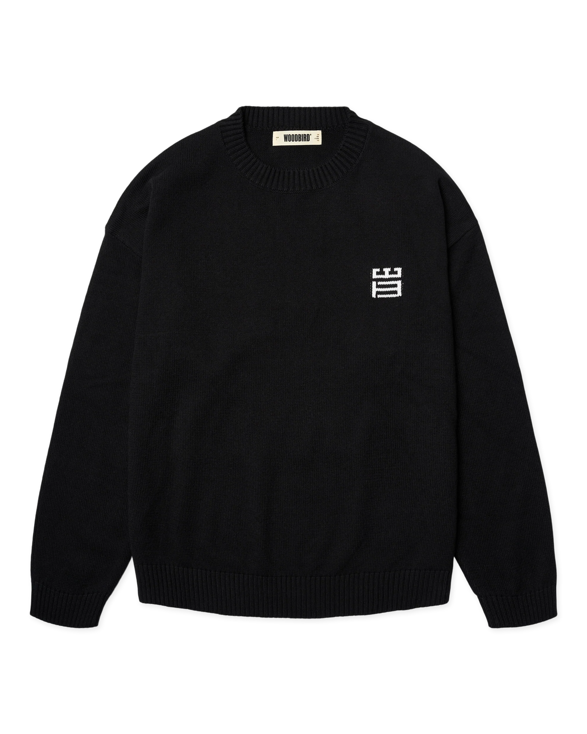 WBKurt Stamp Crew Black dettaglio grafica retro - Raf Sneakers Trieste