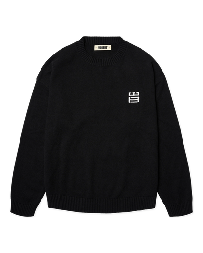 WBKurt Stamp Crew Black dettaglio grafica retro - Raf Sneakers Trieste