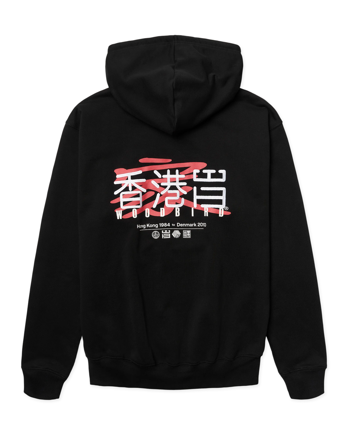 WBPacs HK Home Hoodie Black WoodBird - Raf Sneakers Trieste