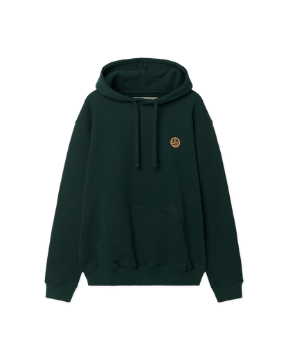 WBPacs Mystery Hoodie Pond Green vista frontale con logo sul petto - Raf Sneakers Trieste