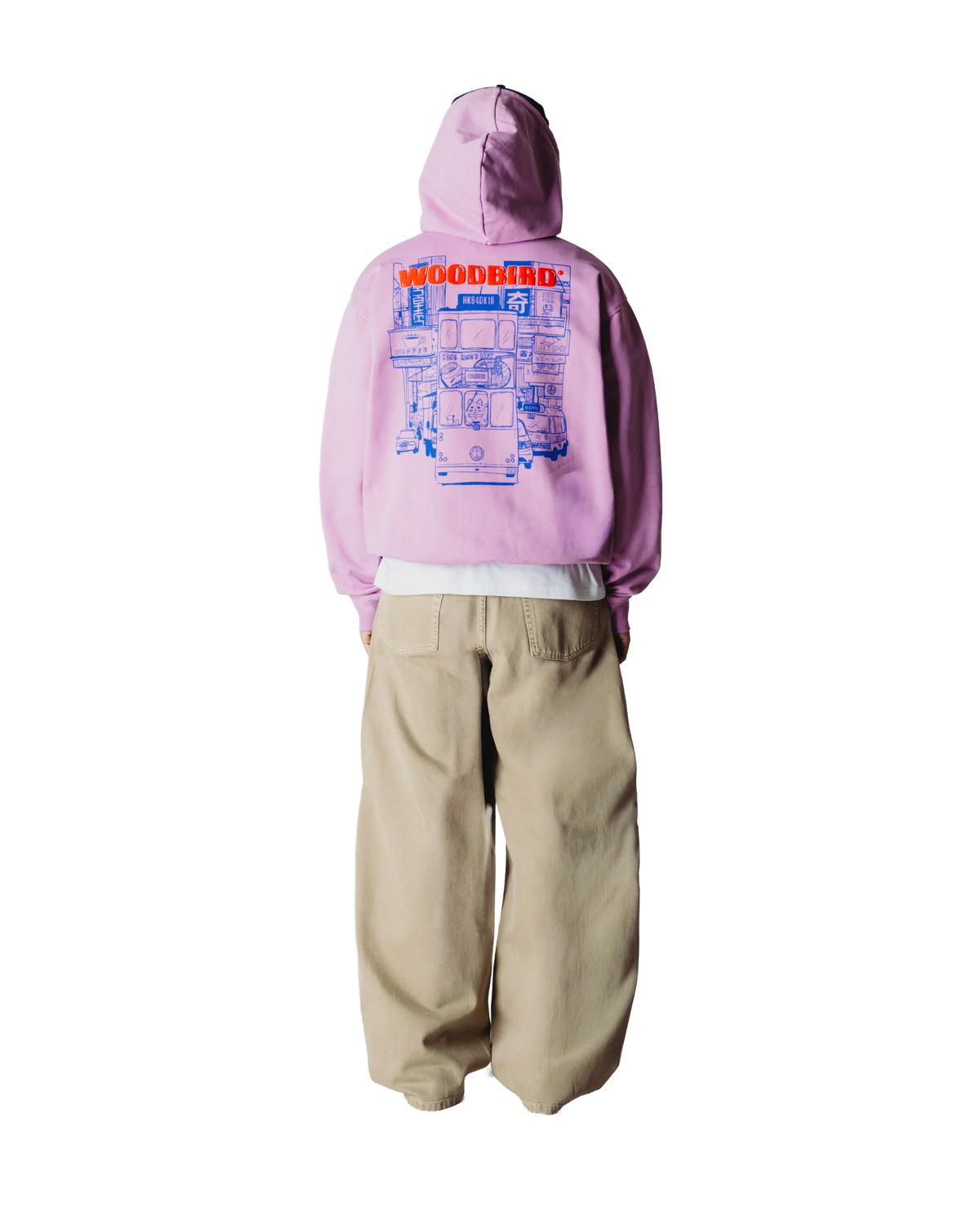 WBPacs Tram Hoodie Dusty Violet vista retro - Raf Sneakers Trieste