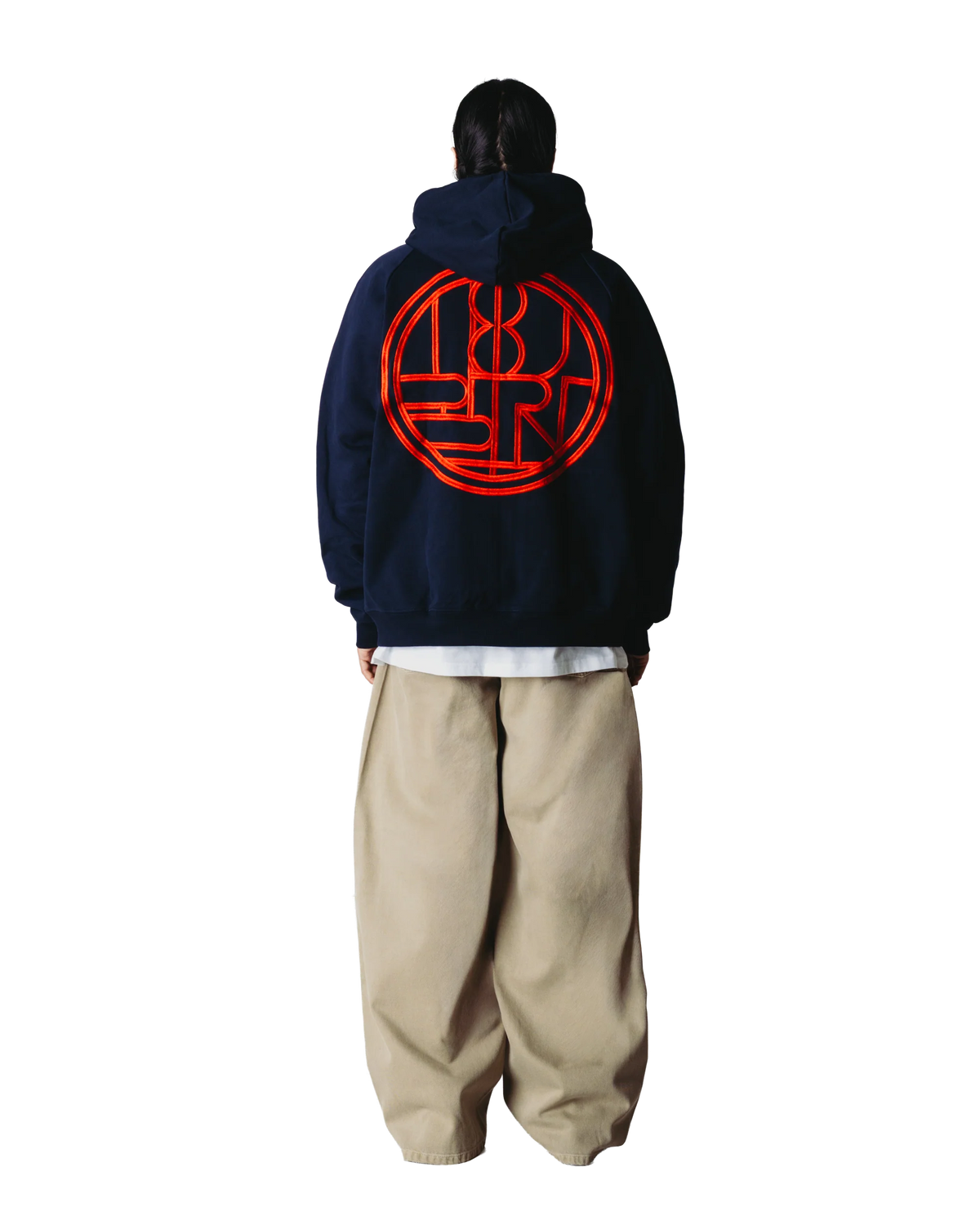 WBPaw Emblem Zip Hoodie Dark Navy