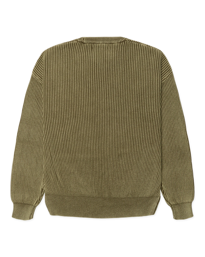 WBSake Washed Crew dettaglio maglia costine - Raf Sneakers Trieste